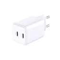 Ładowarka sieciowa 3mk Hyper Charger PD 45W QC4+ PPS 2C Super-Fast Charge 2.0 - biała