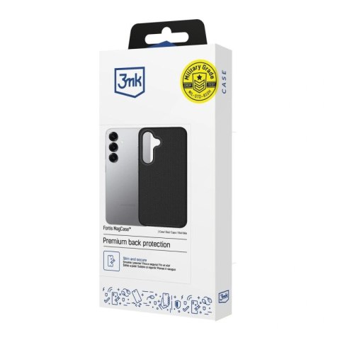 Etui 3mk Fortis MagCase na Samsung Galaxy S25 - czarne 3mk Protection