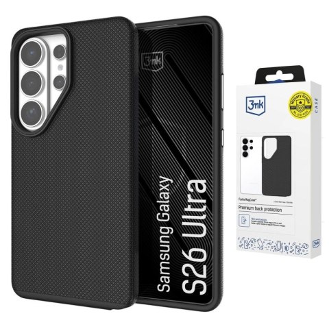 Etui 3mk Fortis MagCase na Samsung Galaxy S26 Ultra - czarne 3mk Protection