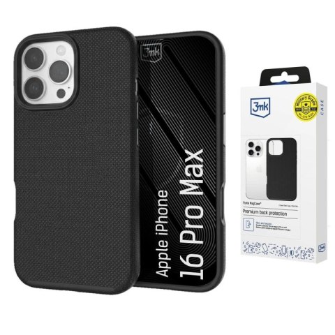 Etui 3mk Fortis MagCase na iPhone 16 Pro Max - czarne 3mk Protection