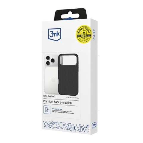 Etui 3mk Fortis MagCase na iPhone 17 Pro Max - czarne 3mk Protection