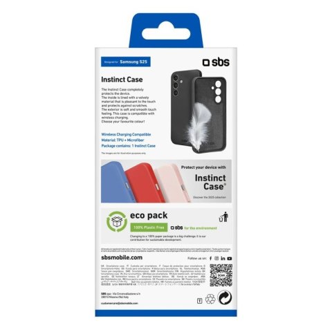 Etui SBS Instinct na Samsung Galaxy S25 - czarne SBS