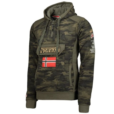 Geographical Norway GYMCLASS MEN CAMO 100 (WT1663H/GN/MILITAIRE KAKI) Geographical Norway