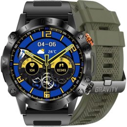 Smartwatch Gravity Czarny 2 Paski GT20-7 Gravity