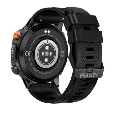 Smartwatch Gravity Czarny 2 Paski GT20-8 Gravity