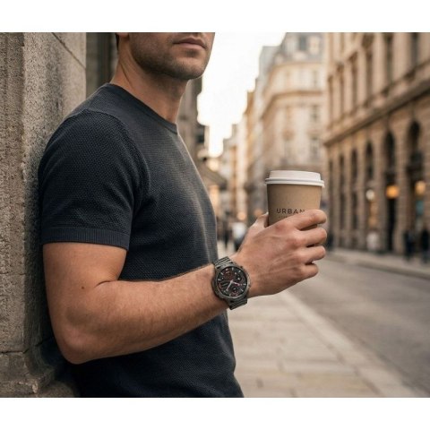 Smartwatch Gravity Czarny Pasek + Bransoleta GT42-5 Gravity