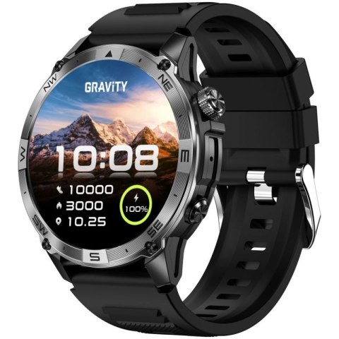 Smartwatch Gravity Czarny Pasek + Bransoleta GT46-1 Gravity