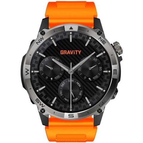 Smartwatch Gravity Czarny Pasek + Bransoleta GT46-4 Gravity