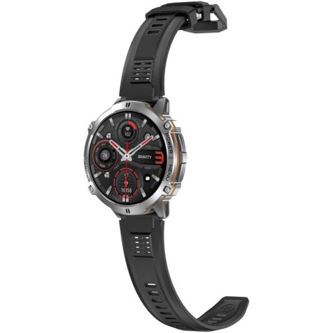 Smartwatch Gravity Grafitowy Pasek + Bransoleta GT42-3 Gravity