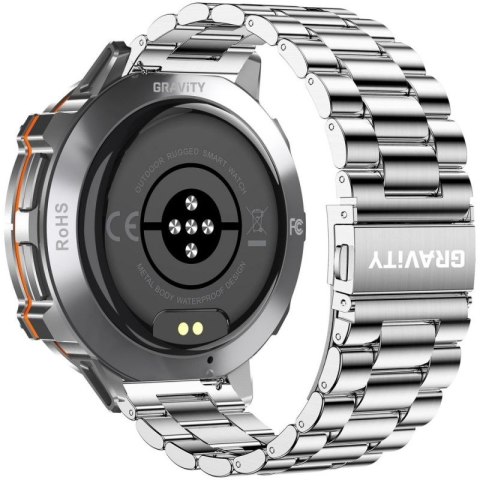 Smartwatch Gravity Grafitowy Pasek + Bransoleta GT42-3 Gravity
