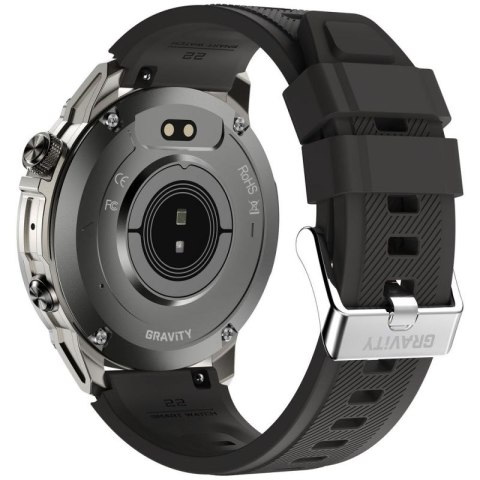 Smartwatch Gravity Grafitowy Pasek + Bransoleta GT46-3 Gravity