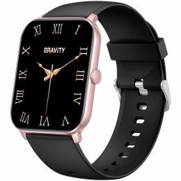 Smartwatch Gravity Różowe Złoto Czarny GT36-3 Gravity