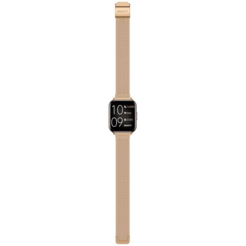 Smartwatch Gravity Różowe Złoto Pasek + Bransoleta GT44-1 Gravity