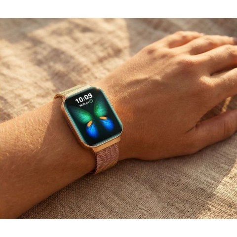 Smartwatch Gravity Różowe Złoto Pasek + Bransoleta GT44-2 Gravity