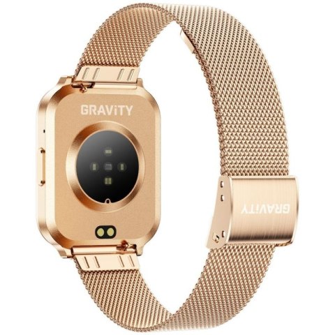 Smartwatch Gravity Różowe Złoto Pasek + Bransoleta GT44-2 Gravity