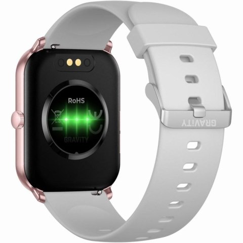 Smartwatch Gravity Różowe Złoto Szary GT36-2 Gravity