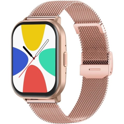 Smartwatch Gravity Różowy Pasek + Bransoleta GT43-1 Gravity