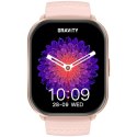 Smartwatch Gravity Różowy Pasek + Bransoleta GT43-1 Gravity