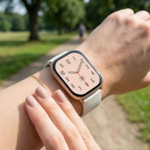 Smartwatch Gravity Różowy Pasek + Bransoleta GT43-4 Gravity