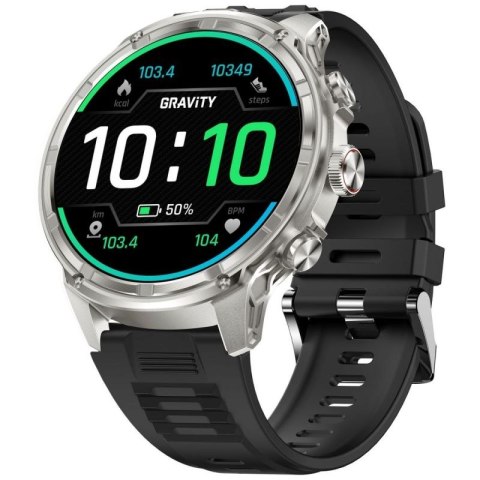 Smartwatch Gravity Srebrny Pasek + Bransoleta GT41-3 Gravity
