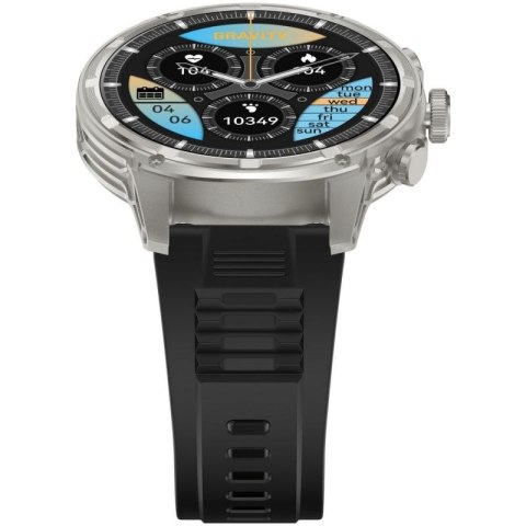 Smartwatch Gravity Srebrny Pasek + Bransoleta GT41-3 Gravity