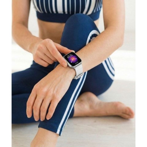 Smartwatch Gravity Srebrny Pasek + Bransoleta GT43-2 Gravity