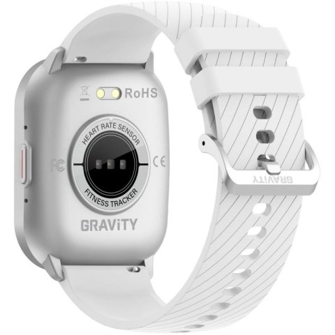Smartwatch Gravity Srebrny Pasek + Bransoleta GT43-2 Gravity