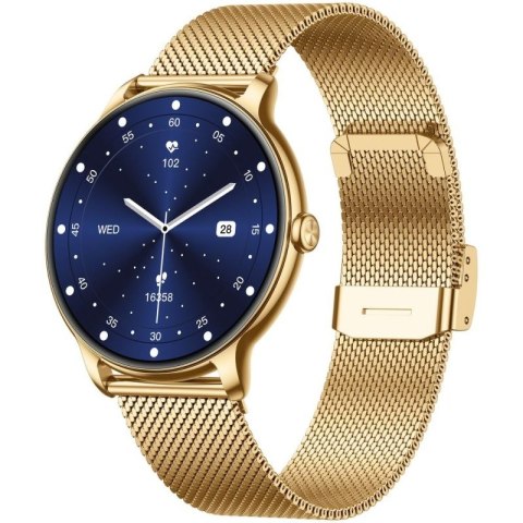 Smartwatch Gravity Złoty Pasek + Bransoleta GT31-2 Gravity