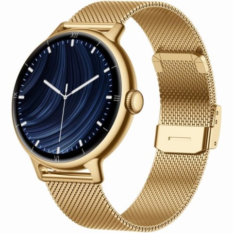 Smartwatch Gravity Złoty Pasek + Bransoleta GT33-1 Gravity