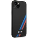 Etui BMW Silicone Slanted Sttripes na iPhone 14 Plus / 15 Plus - czarne BMW