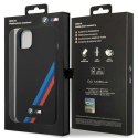 Etui BMW Silicone Slanted Sttripes na iPhone 14 Plus / 15 Plus - czarne BMW