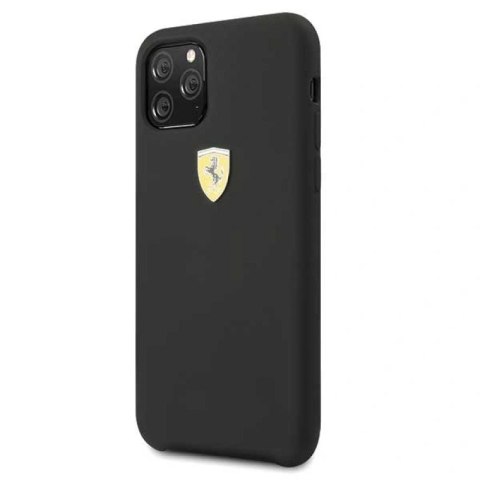 Etui Ferrari Silicone na iPhone 11 Pro Max - czarne Ferrari
