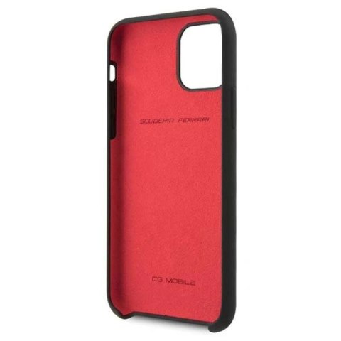 Etui Ferrari Silicone na iPhone 11 Pro Max - czarne Ferrari