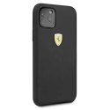 Etui Ferrari Silicone na iPhone 11 Pro Max - czarne Ferrari