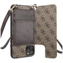 Etui Guess 4G Crossbody na iPhone 11 Pro Max - brązowe Guess