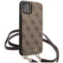 Etui Guess 4G Crossbody na iPhone 11 Pro Max - brązowe Guess
