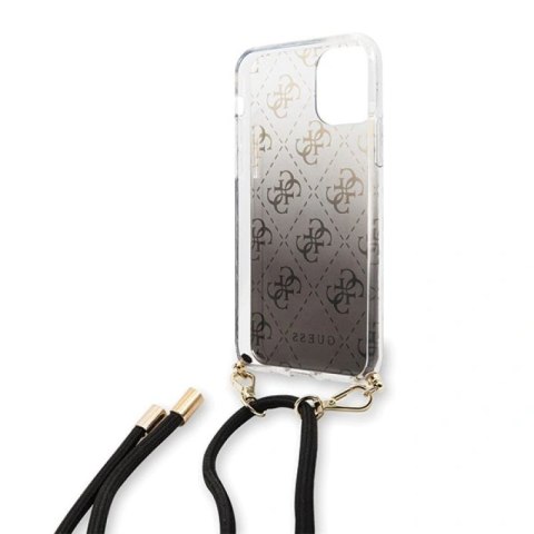 Etui Guess 4G Gradient na iPhone 11 Pro Max - czarne Guess