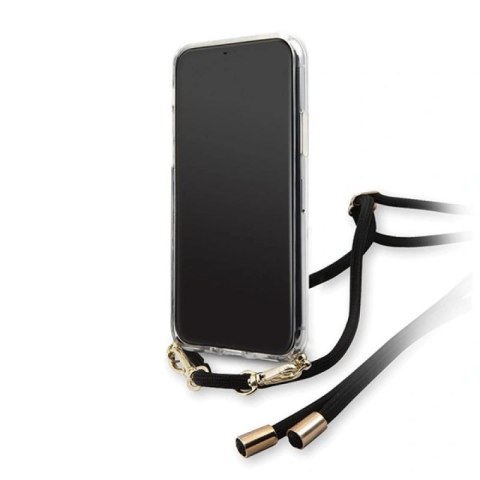 Etui Guess 4G Gradient na iPhone 11 Pro Max - czarne Guess