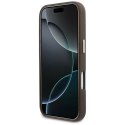 Etui Guess FW Resin Logo na iPhone 17 Pro - brązowe Guess