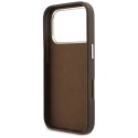 Etui Guess FW Resin Logo na iPhone 17 Pro - brązowe Guess
