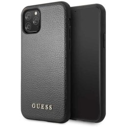 Etui Guess Iridescent na iPhone 11 Pro Max - czarne Guess