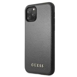 Etui Guess Iridescent na iPhone 11 Pro Max - czarne Guess