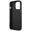 Etui Guess Saffiano Triangle Logo na iPhone 14 Pro Max - czarne Guess