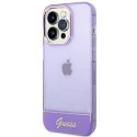 Etui Guess Translucent na iPhone 14 Pro Max - fioletowe Guess