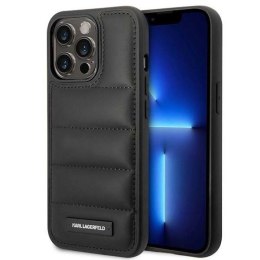 Etui Karl Lagerfeld Puffy Elongated Logo na iPhone 14 Pro Max - czarne Karl Lagerfeld