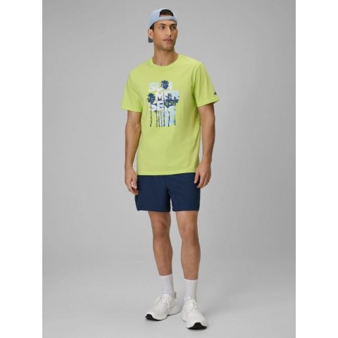 T-shirt oversize z nadrukiem męski 4F 4FWSS26TTSHM2784-42S 4f