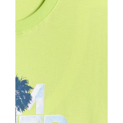 T-shirt oversize z nadrukiem męski 4F 4FWSS26TTSHM2784-42S 4f