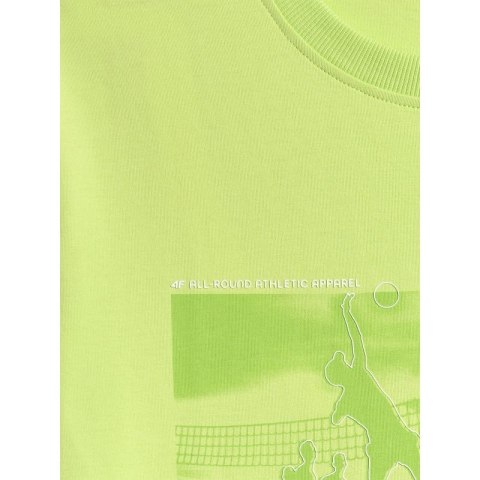T-shirt reagular z nadrukiem męski 4F 4FWSS26TTSHM3035-42S 4f