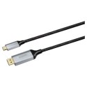 SAVIO KABEL USB-C - DISPLAYPORT 8K 2M 60HZ (DSC) CL-208 Savio