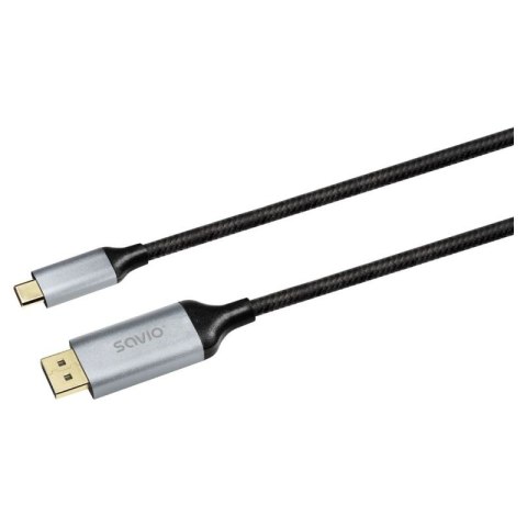 SAVIO KABEL USB-C - DISPLAYPORT 8K 2M 60HZ (DSC) CL-208 Savio